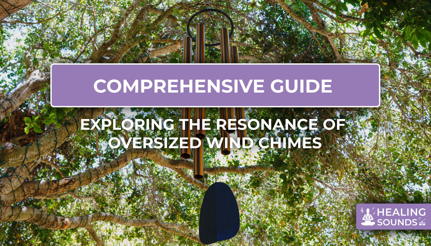 The resonance of oversizez wind chimes 