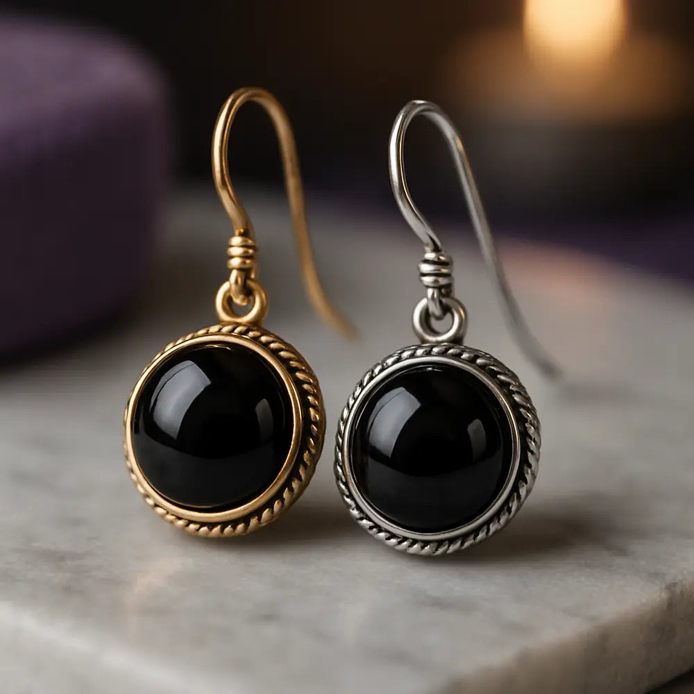Black Onyx Earrings Black Onyx Earrings