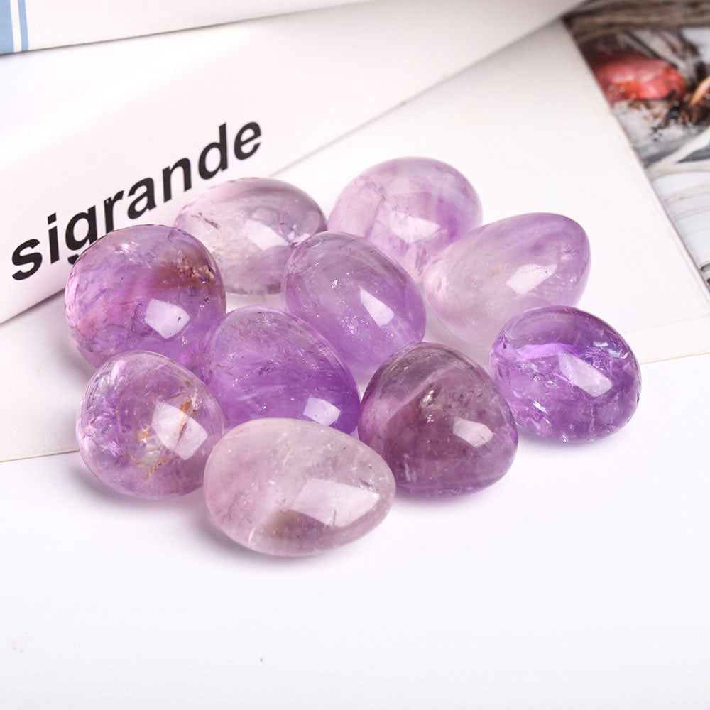 0.25kg Amethyst Tumbled Stones for Healing & Spiritual Balance
