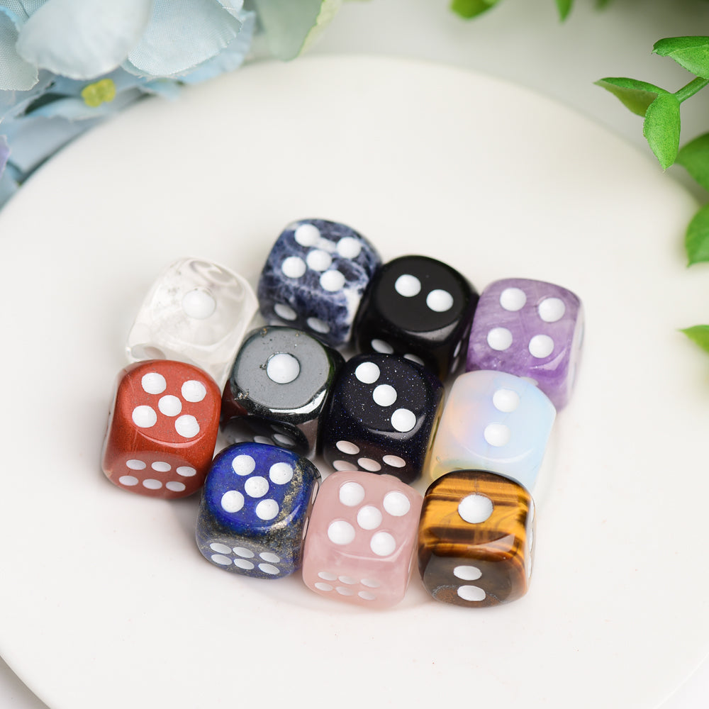 0.5 inch Mixed Crystal Healing Cube - Meditation Energy