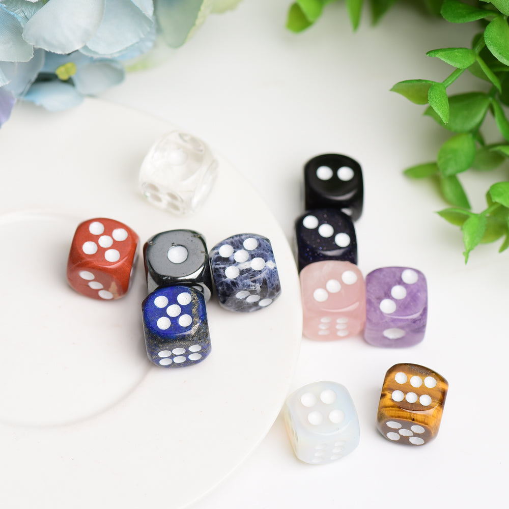 0.5 inch Mixed Crystal Healing Cube - Meditation Energy