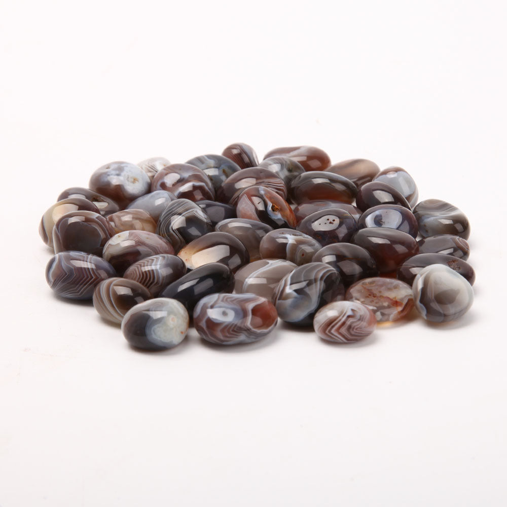 0.5kg Black Sardonyx Tumbled Stones 2-3cm Polished Crystals