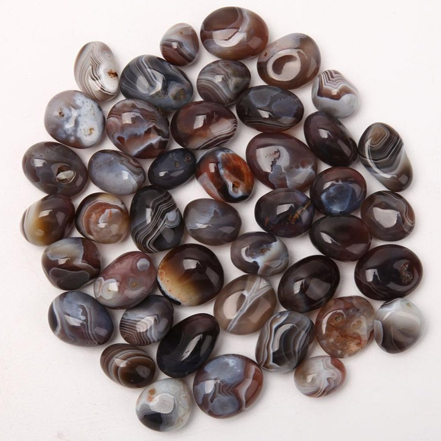 0.5kg Black Sardonyx Tumbled Stones 2-3cm Polished Crystals