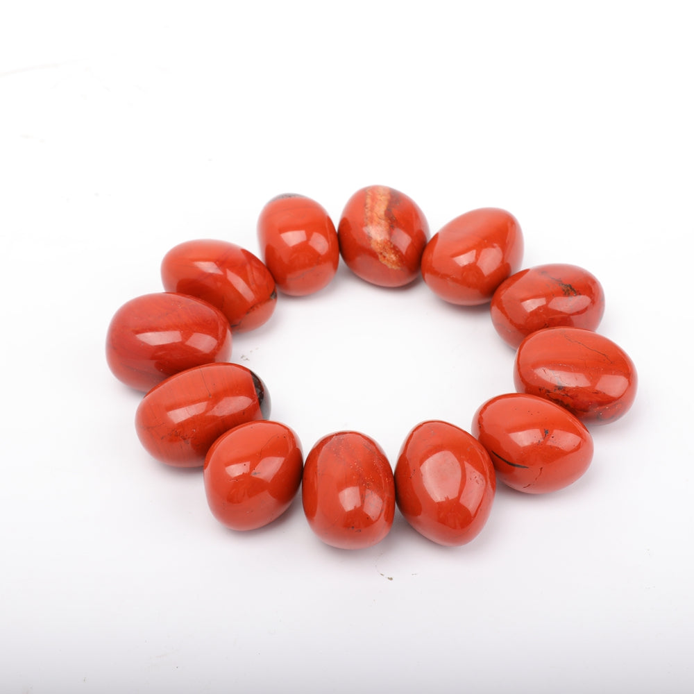 0.5kg Red Jasper Tumbled Stones for Energy Healing