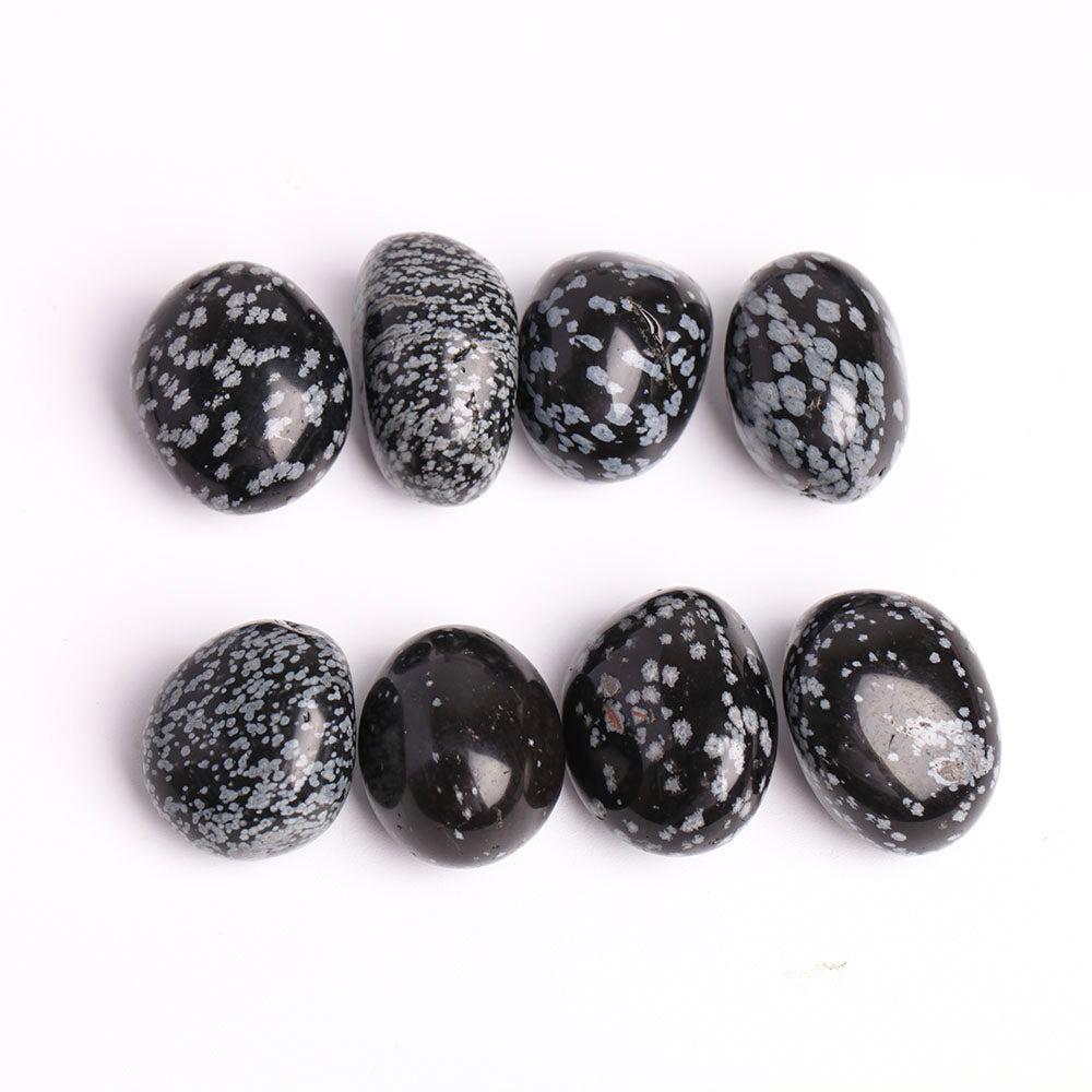 0.5kg Snowflake Obsidian Tumbled Stones for Healing