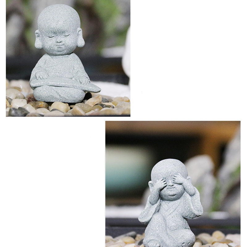 Handmade Sandstone Buddha Statue for Meditation and Serenity