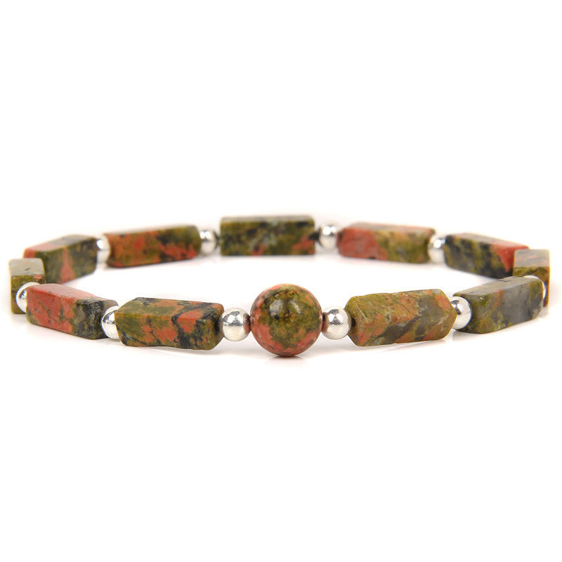 Natural Crystal Amethyst Bracelet for Spiritual Balance & Healing