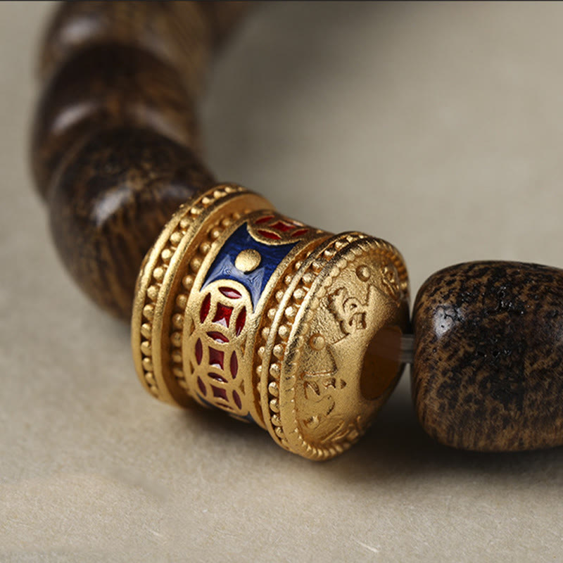 Agarwood Bracelet 14-15cm for Calm & Spiritual Strength