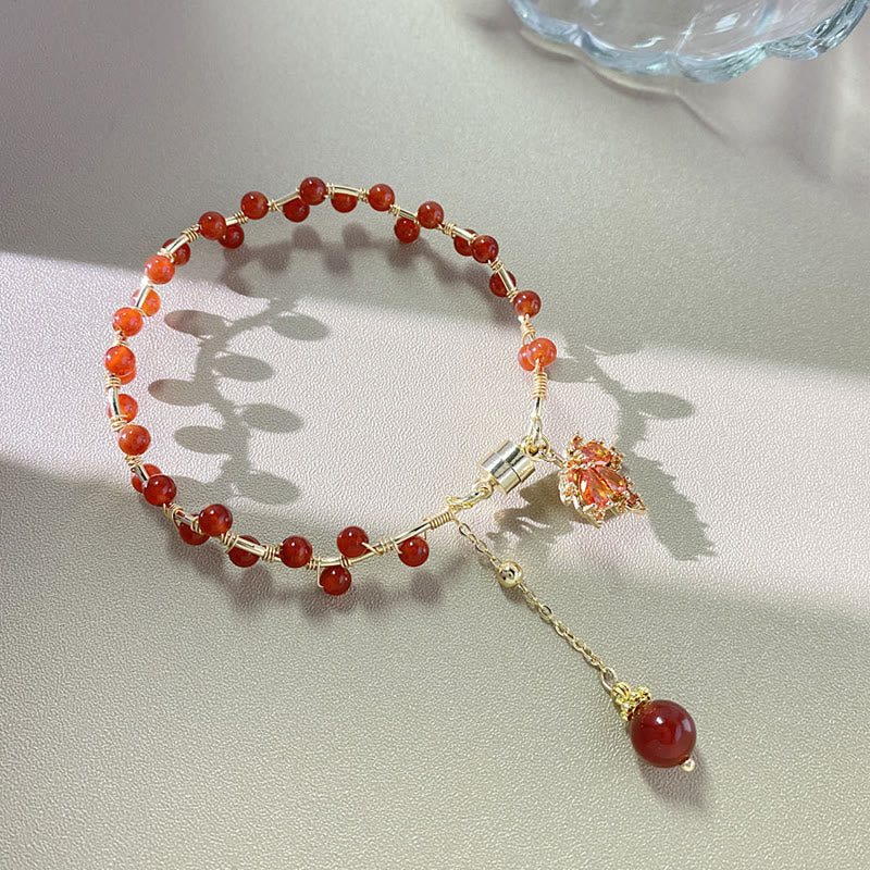 Copper Spiritual Luck Charm Bracelet for Balance & Wealth