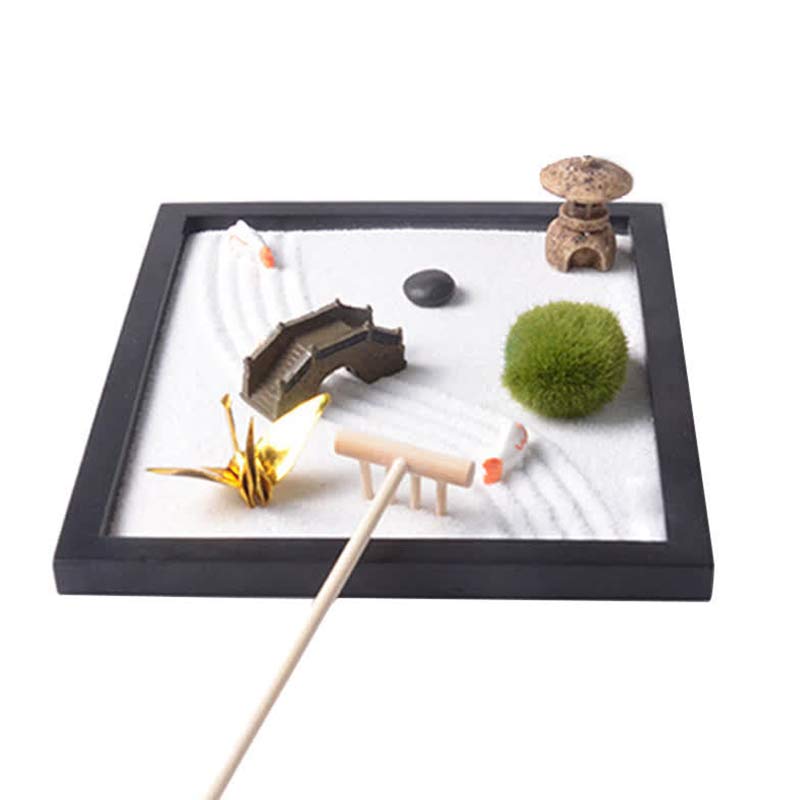 Koi Fish Zen Garden Decoration for Peaceful Meditation 21.5cm