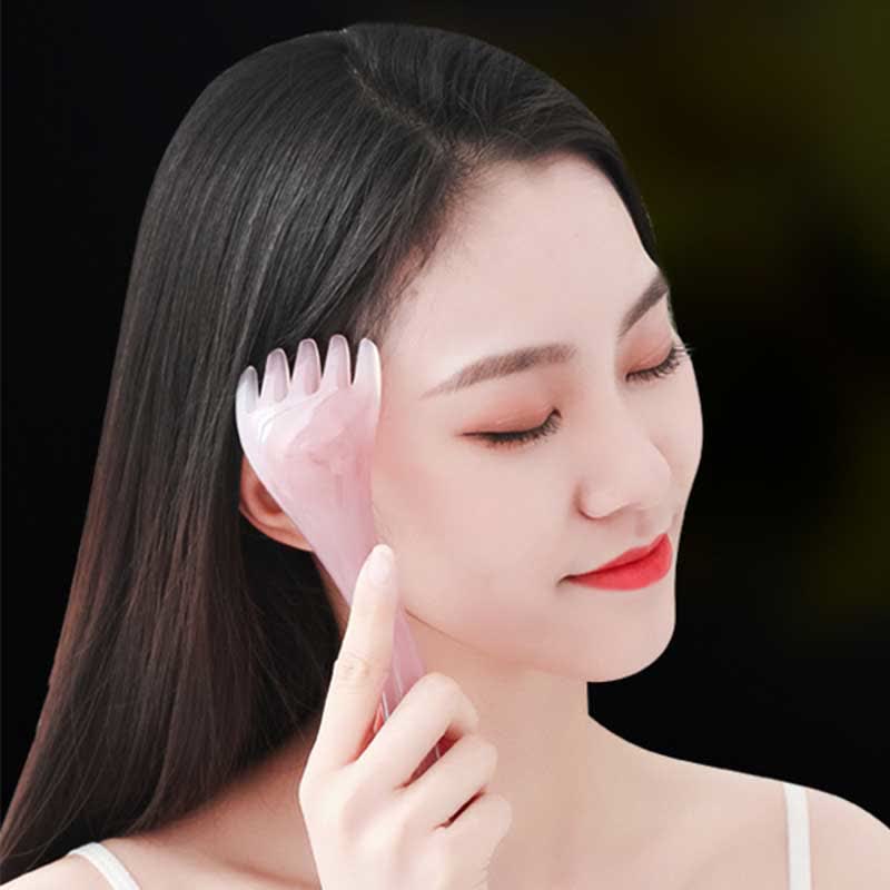 Resin Gua Sha Massage Comb for Skin Elasticity & Healing