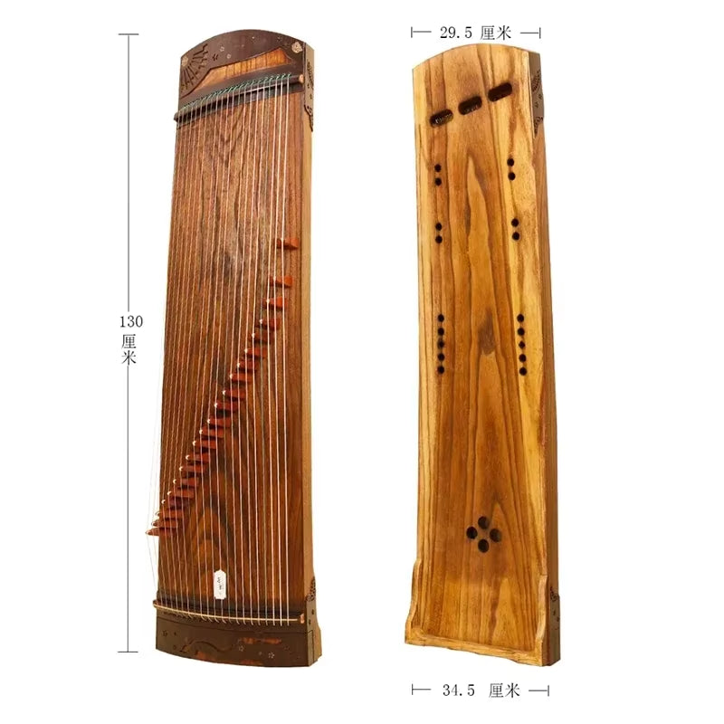 130CM Professional Guzheng 21 Strings Portable Small Zither Handmade Solid Wood Guqin Guzheng Beginner Musical Instruments Gifts