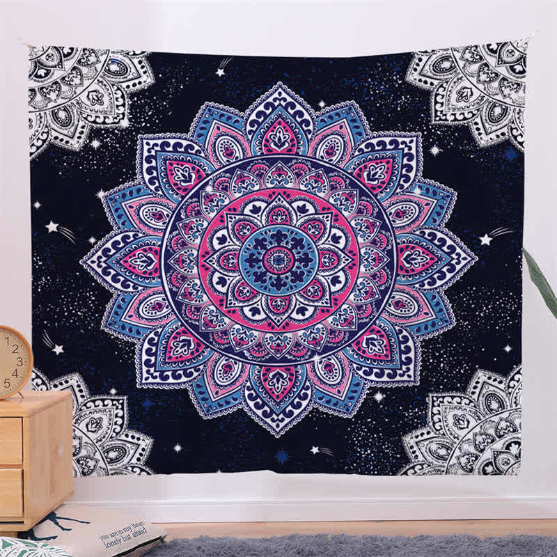 Mandala Tapestry Rose Gold 150x230cm for Creativity & Focus