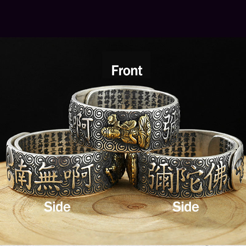 Copper Chinese Zodiac Adjustable Wealth Luck Ring