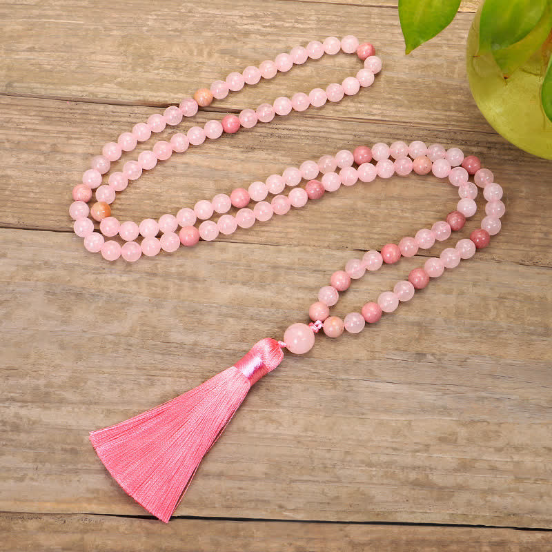 8mm Rose Quartz Love Bracelet for Self-Acceptance