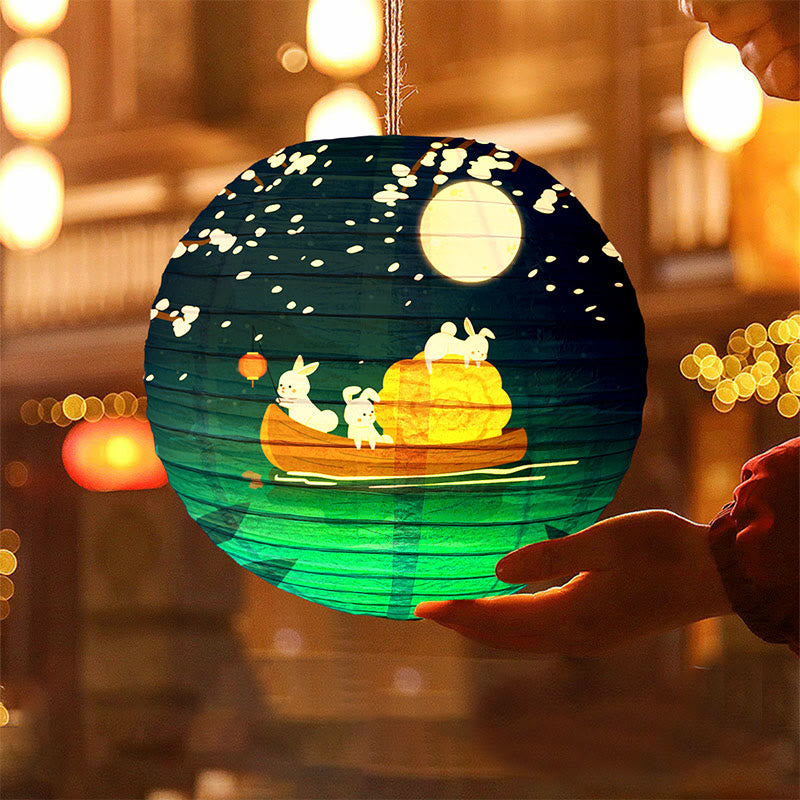 Rabbit Paper Lantern for Mid-Autumn Festival | Spiritual Home Accent