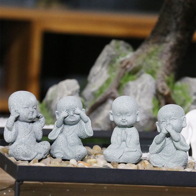 Handmade Sandstone Buddha Statue for Meditation and Serenity