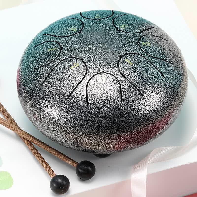 Steel Tongue Drum Meditation Kit - Healing Sound Instrument