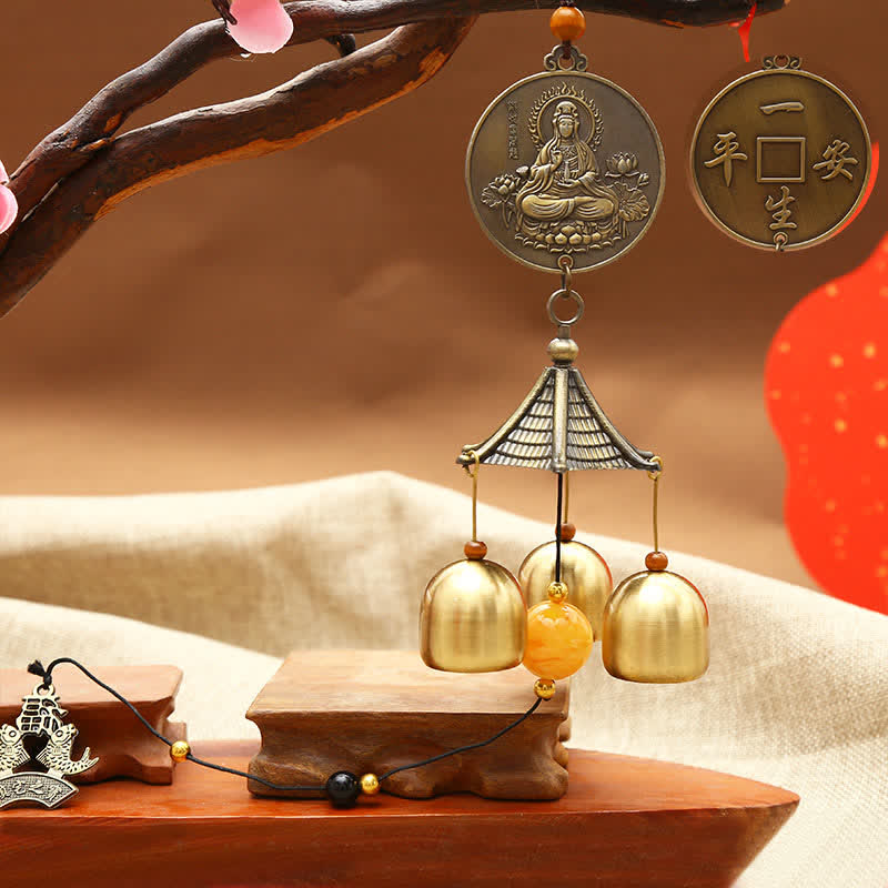 Feng Shui Copper Wind Chime Bell for Luck & Harmony