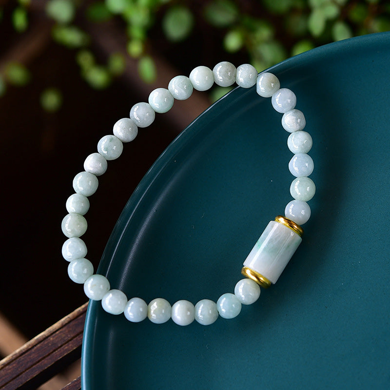 Natural Jade Luck & Prosperity Bracelet for Abundance