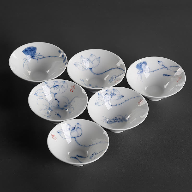 Vintage Ceramic Kung Fu Tea Cup | Zen Decor 60ml
