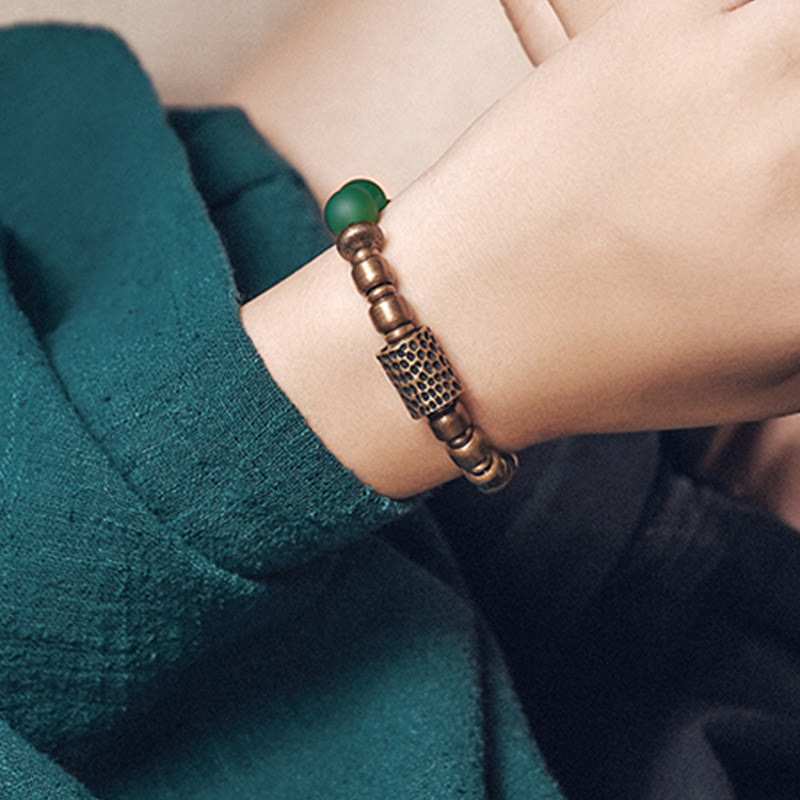10mm Red Agate Confidence Bracelet for Fortune