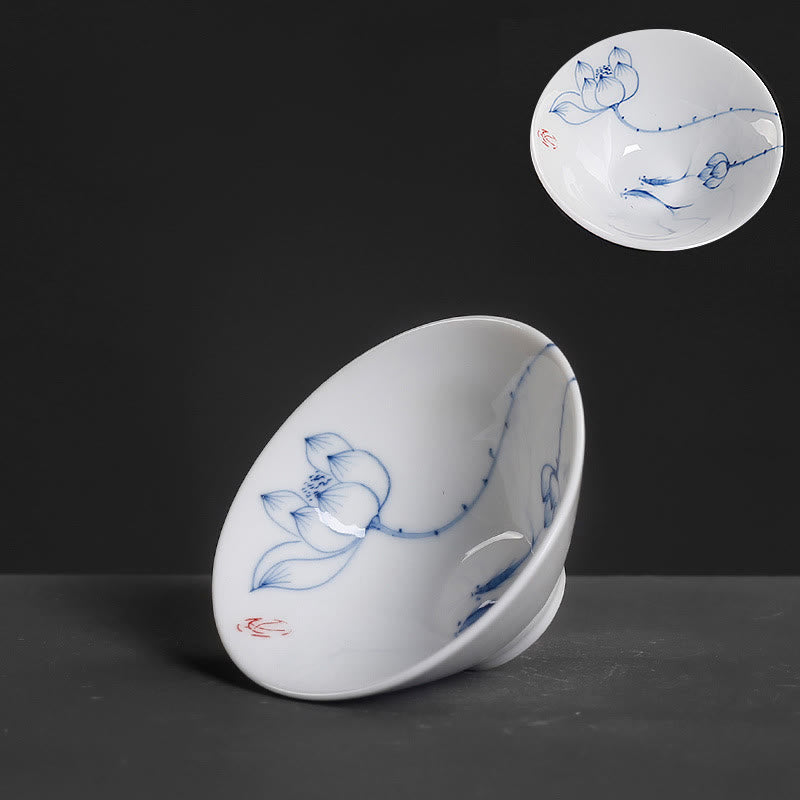 Vintage Ceramic Kung Fu Tea Cup | Zen Decor 60ml