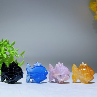 1.1-inch Crystal Fish Carving | Healing Crystal Animal Figurine