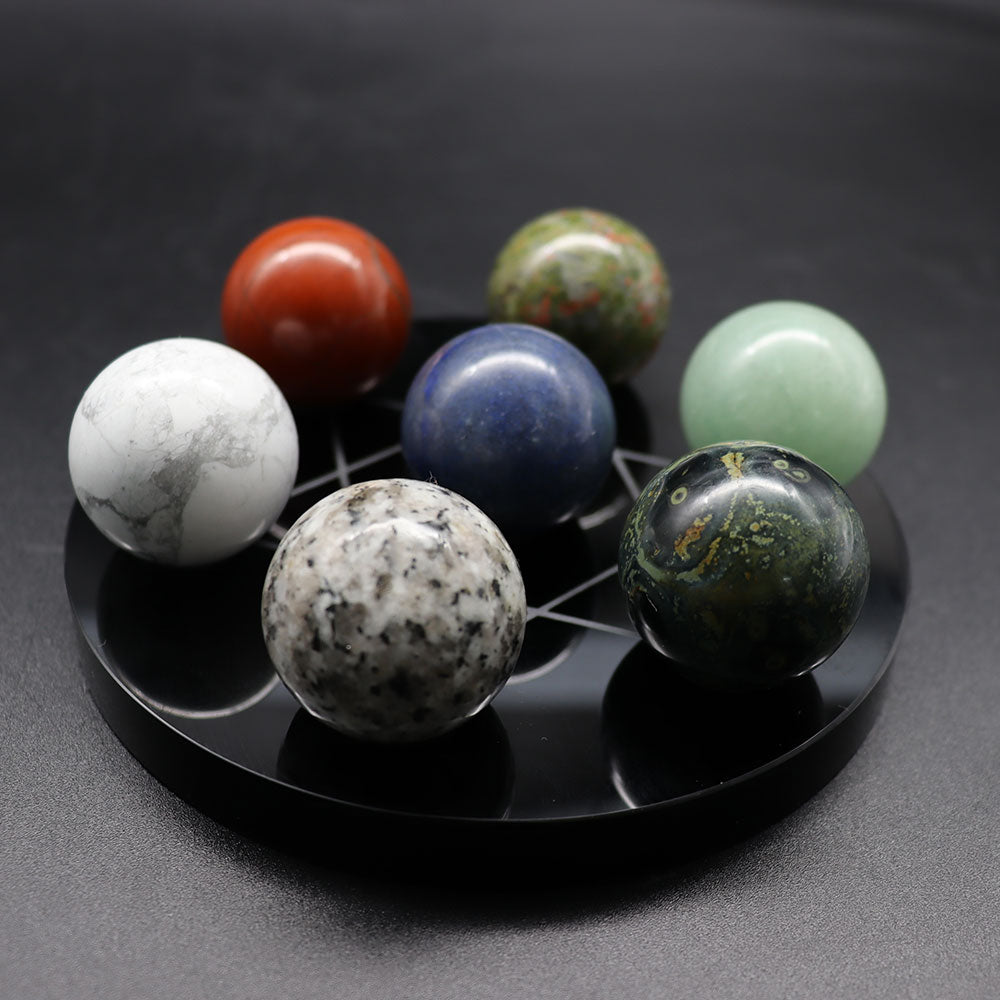 1.15-1.2 Inch Natural Gemstone Round Beads for Jewelry Making
