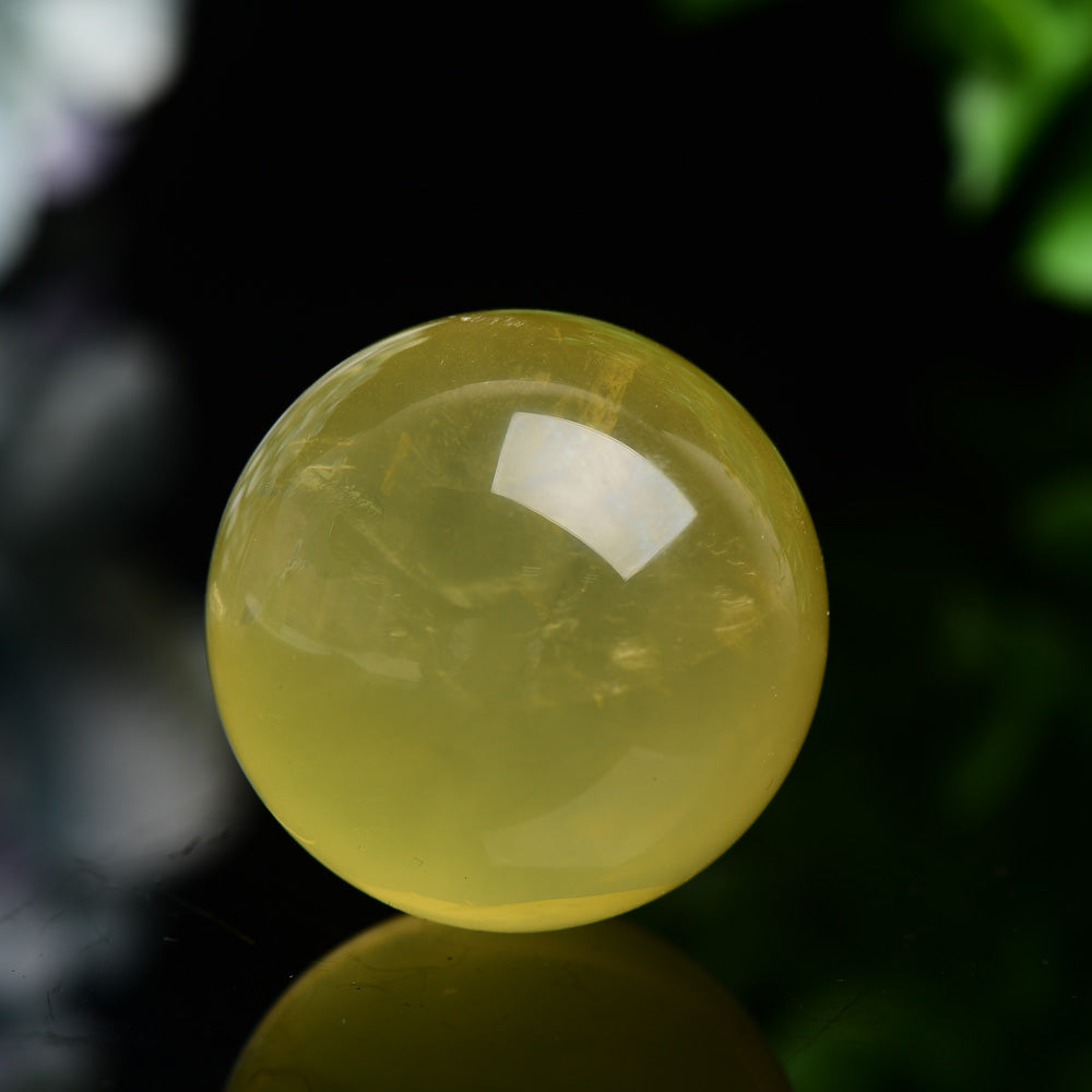 1.2-1.5 Inch Citrine Sphere for Healing Energy