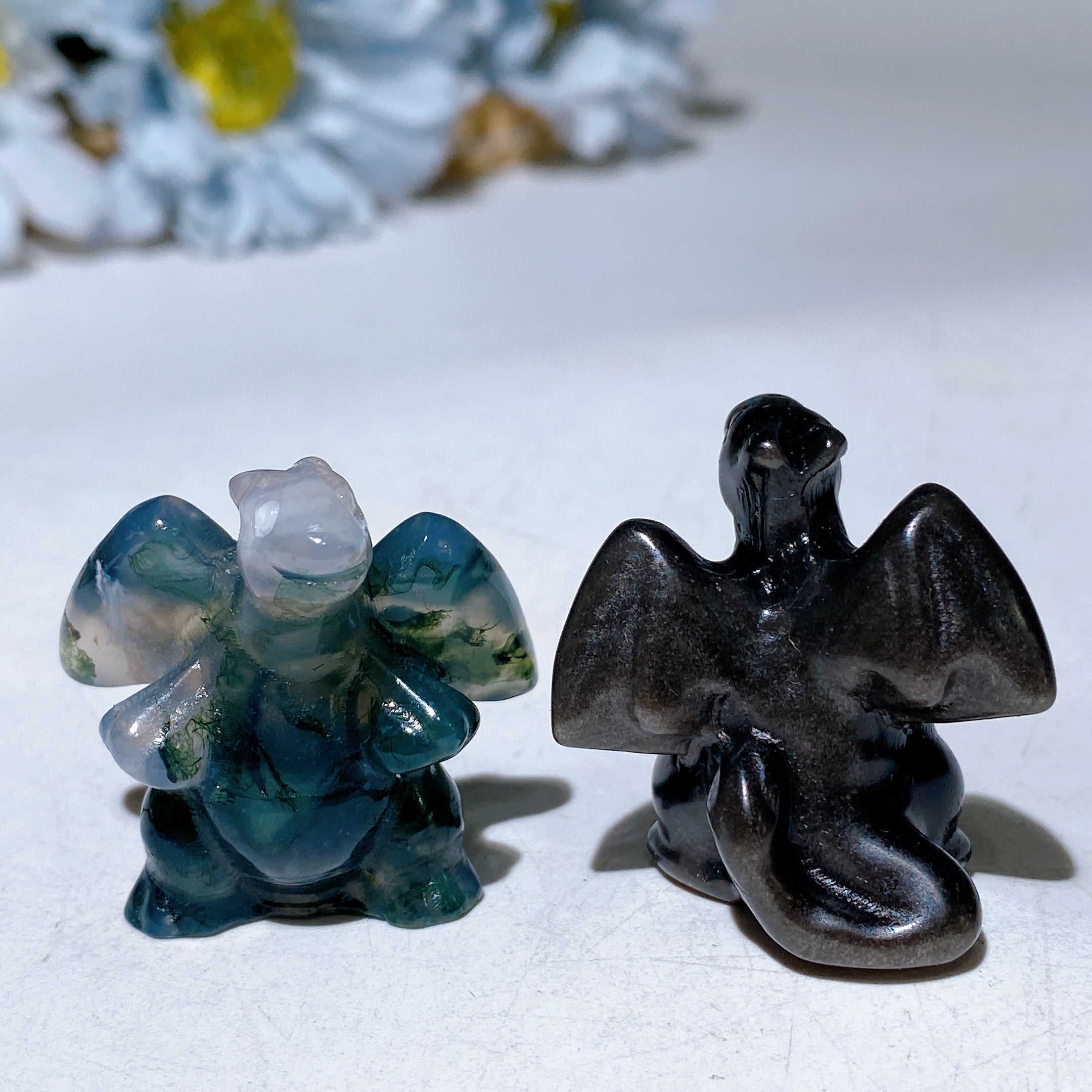1.2-inch Crystal Charizard Figurine Healing Carving