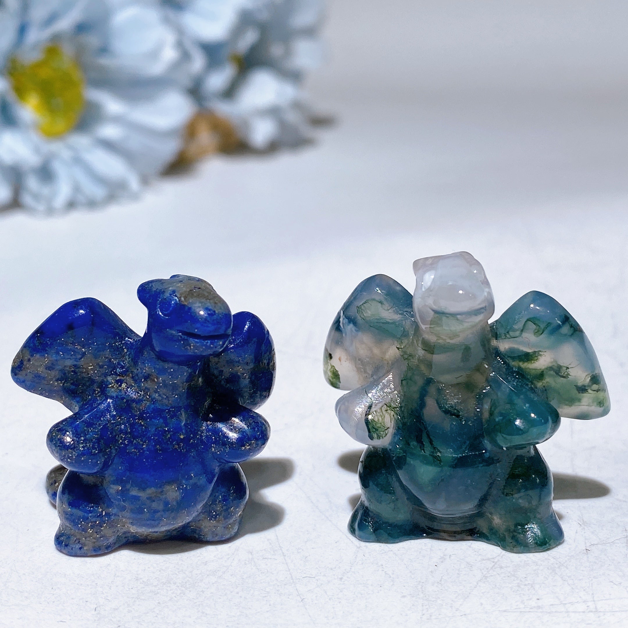 1.2-inch Crystal Charizard Figurine Healing Carving