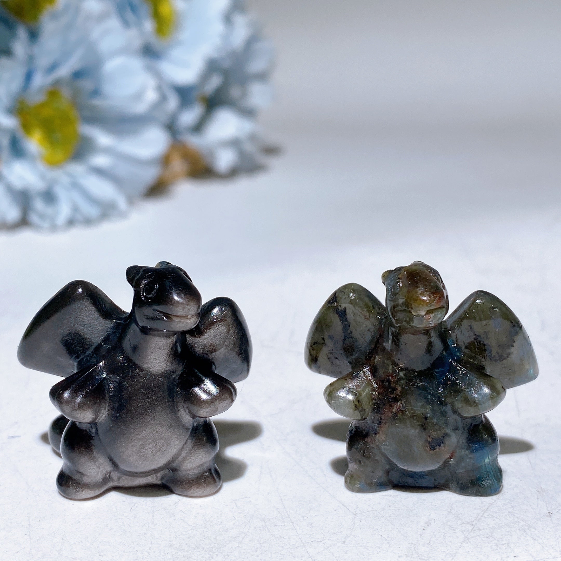 1.2-inch Crystal Charizard Figurine Healing Carving