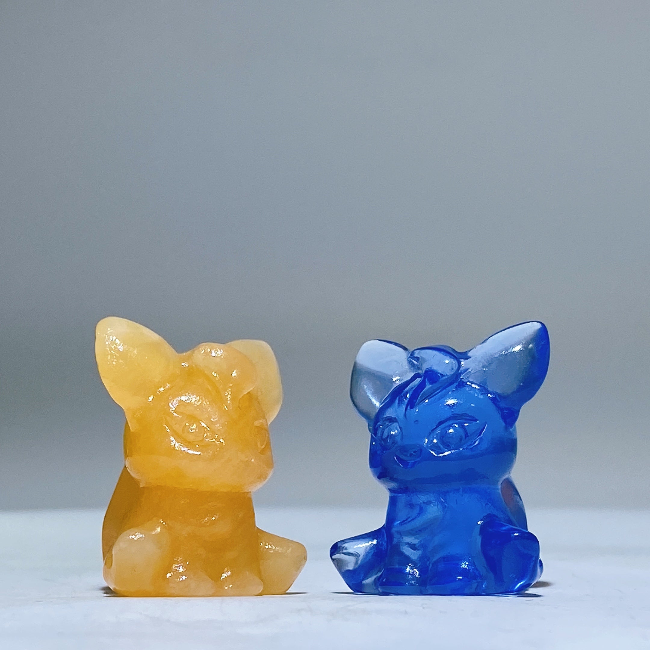 1.2 inch Crystal Pokemon Figurine Healing Mini Carving