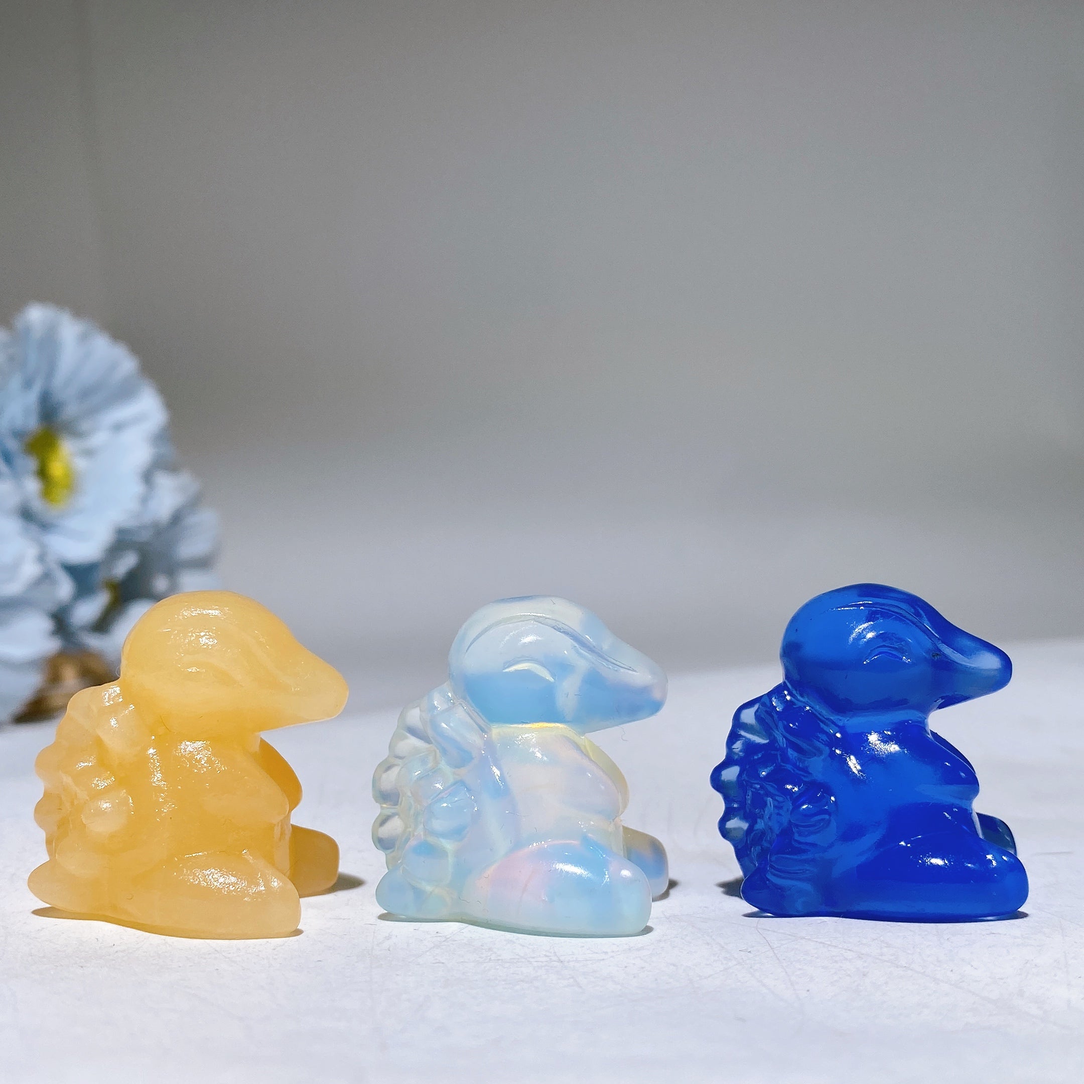 1.2-inch Mini Crystal Animal Figurines for Spiritual Healing