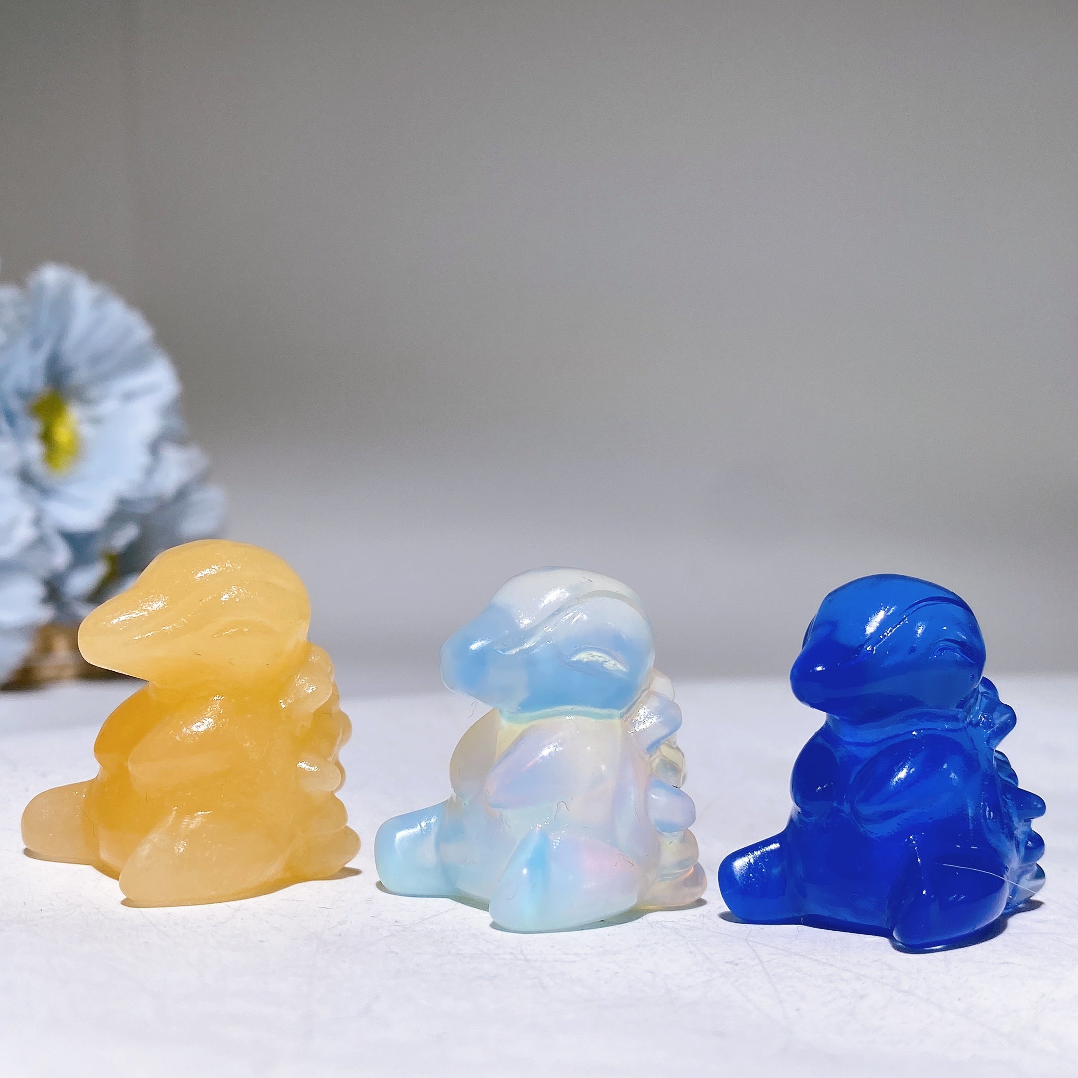1.2-inch Mini Crystal Animal Figurines for Spiritual Healing