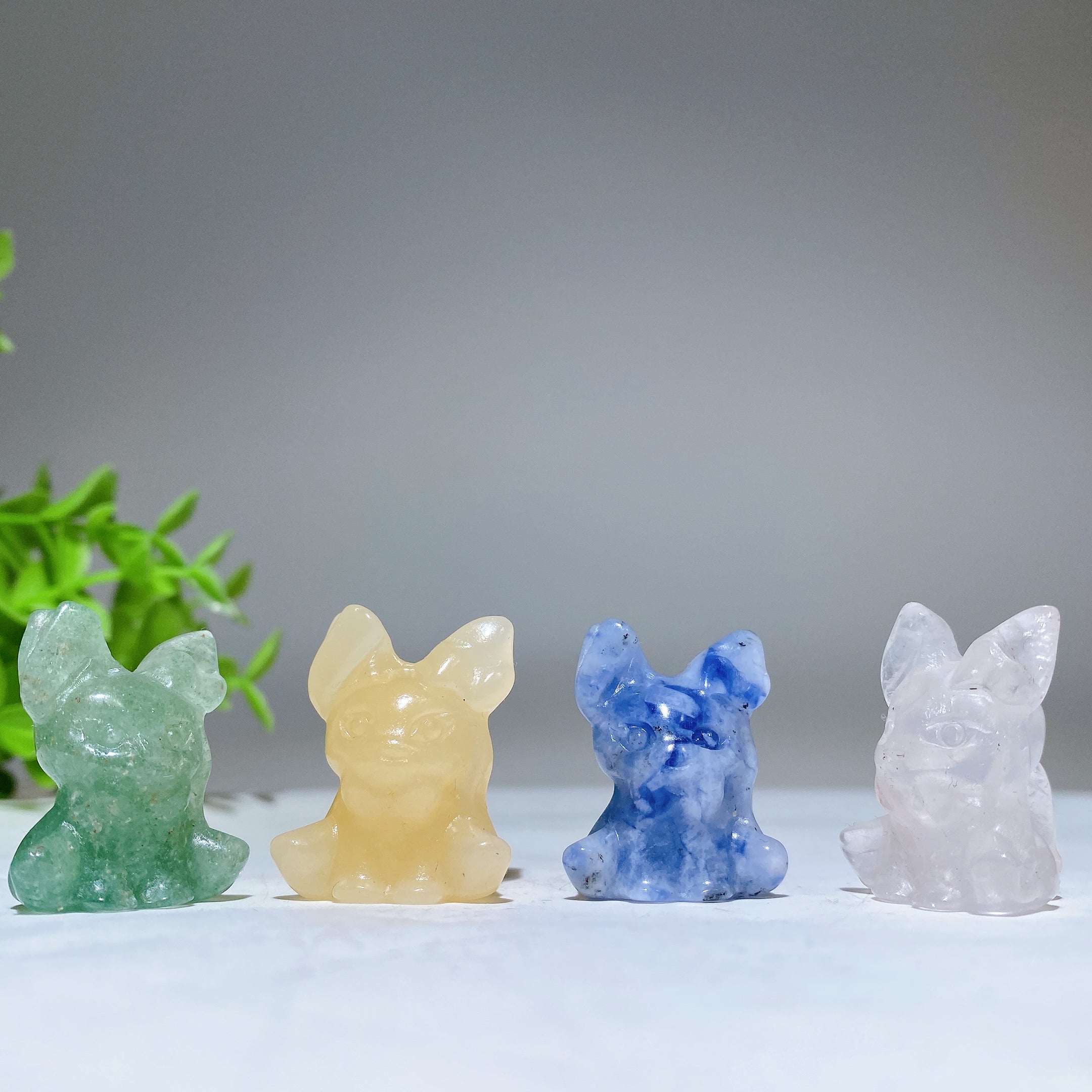 1.2 inch Mini Crystal Pokemon Carving Figurines for Healing