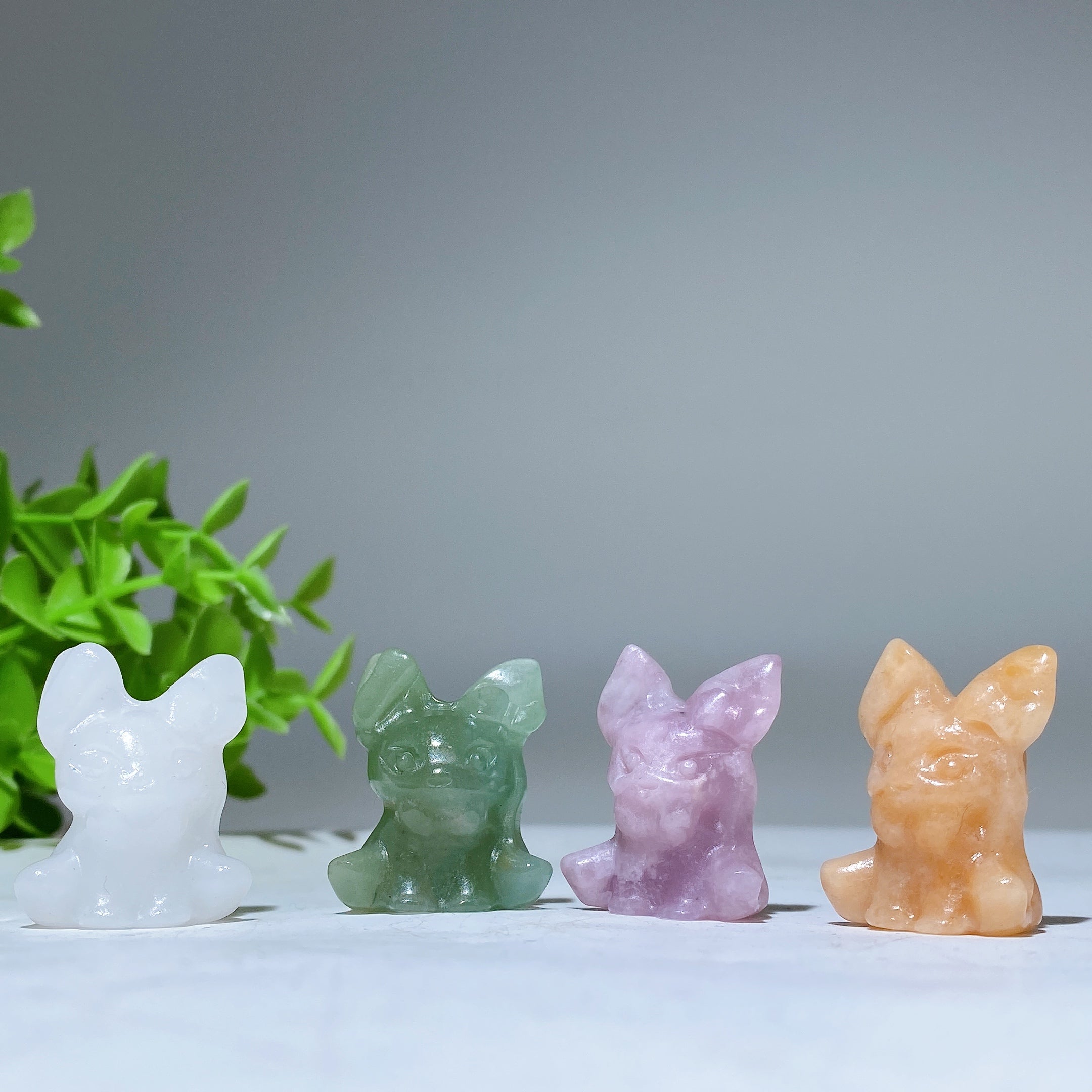 1.2 inch Mini Crystal Pokemon Carving Figurines for Healing