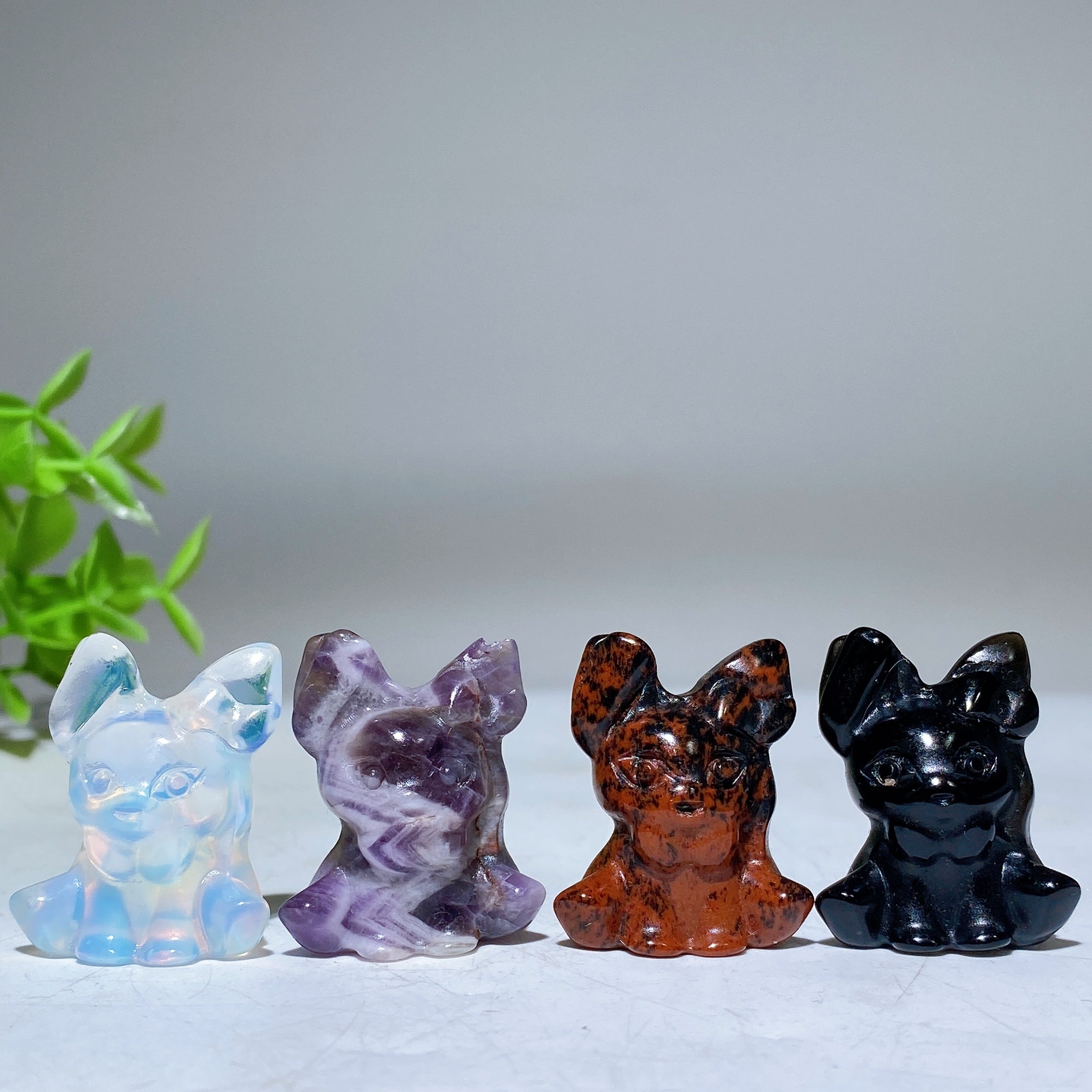1.2 inch Mini Crystal Pokemon Carving Figurines for Healing