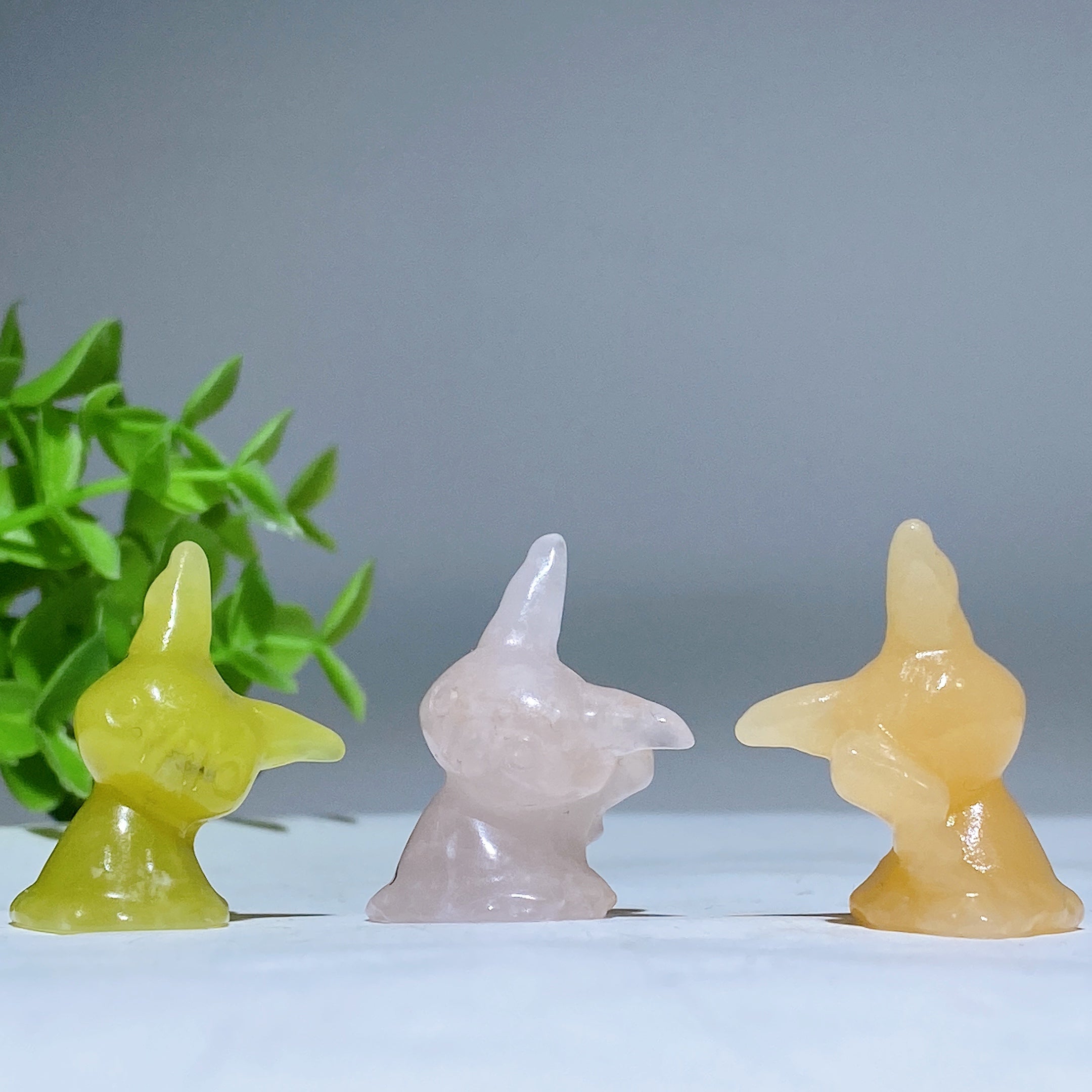 1.2 Inch Mini Crystal Pokemon Figurines for Healing Energy