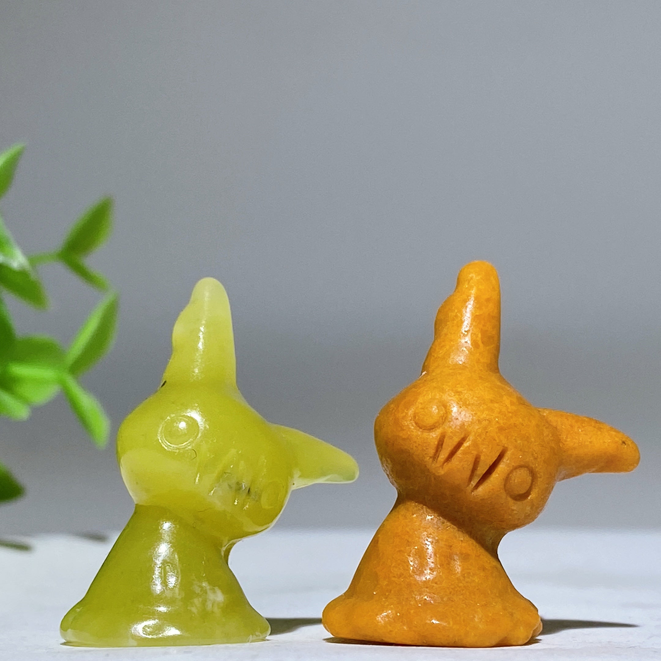 1.2 Inch Mini Crystal Pokemon Figurines for Healing Energy