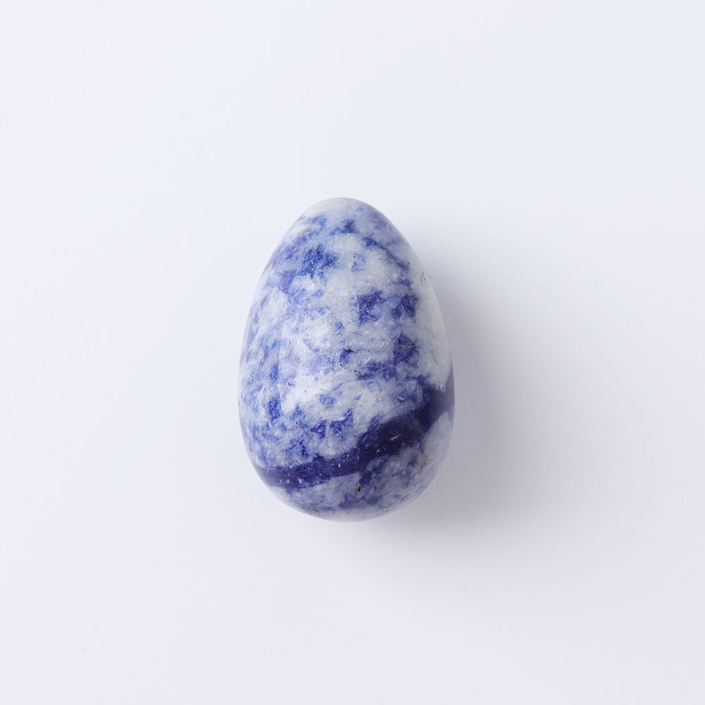 1.2 inch Mini Egg Crystal Palm Stone for Meditation