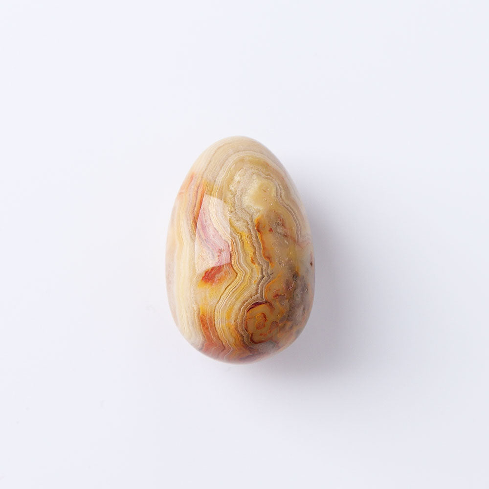 1.2 inch Mini Egg Crystal Palm Stone for Meditation