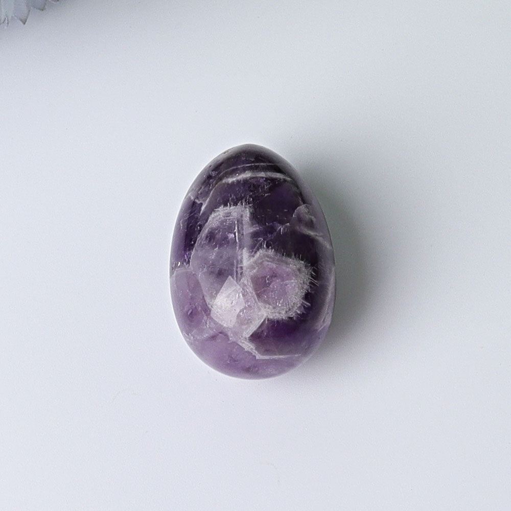 1.2 inch Mini Egg Crystal Palm Stone for Meditation