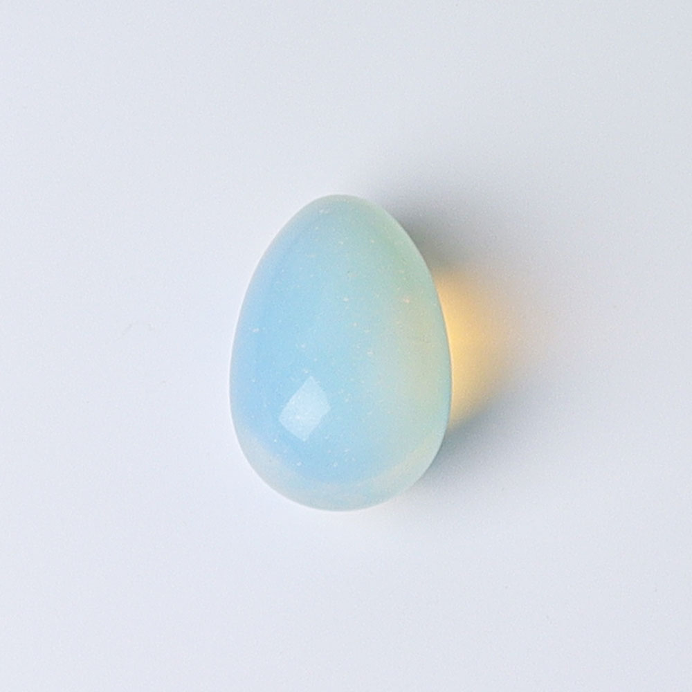 1.2 inch Mini Egg Crystal Palm Stone for Meditation