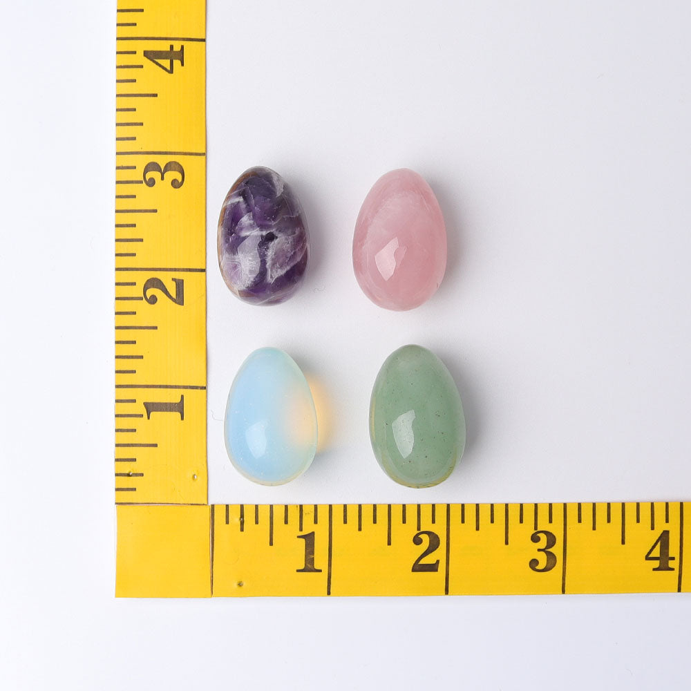 1.2 inch Mini Egg Crystal Palm Stone for Meditation