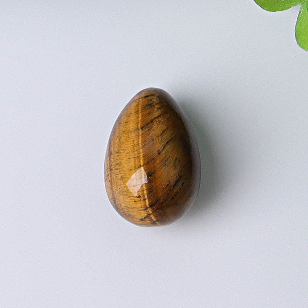 1.2 inch Mini Egg Crystal Palm Stone for Meditation