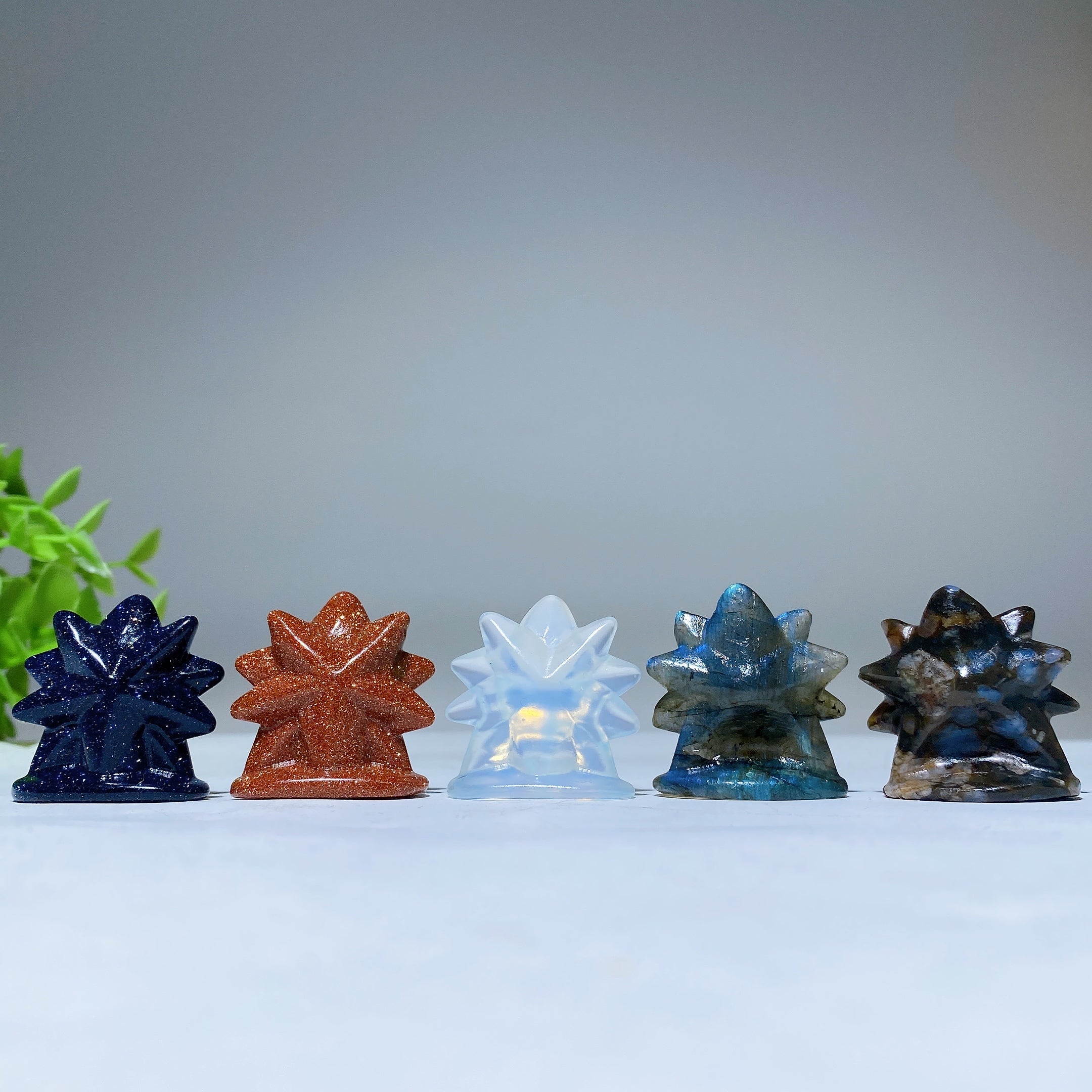 1.2 Inch Mini Healing Crystal Figurine | Pokémon Carving