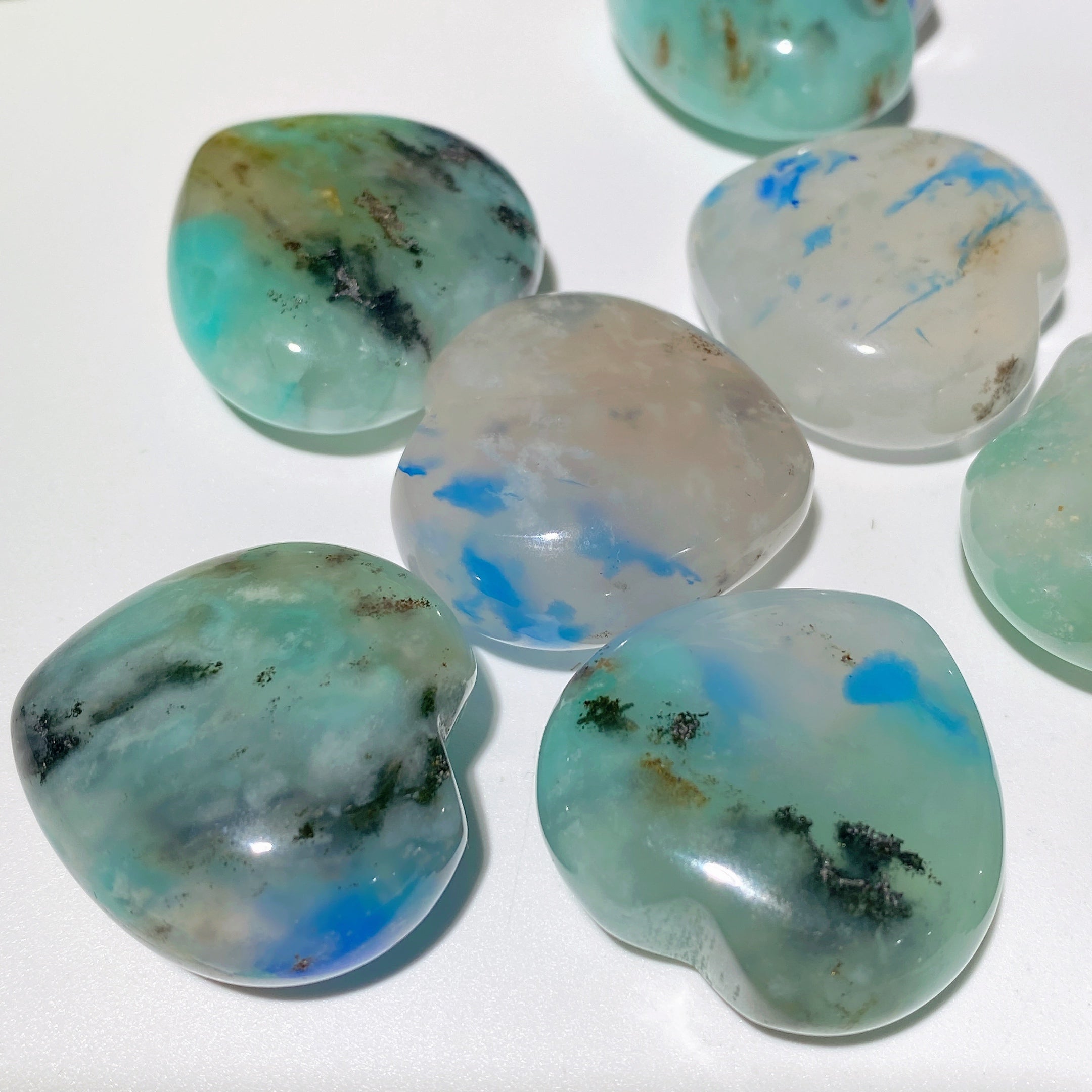 1.2 inch Quantum Quattro Shattuckite Quartz Heart Crystal Healing