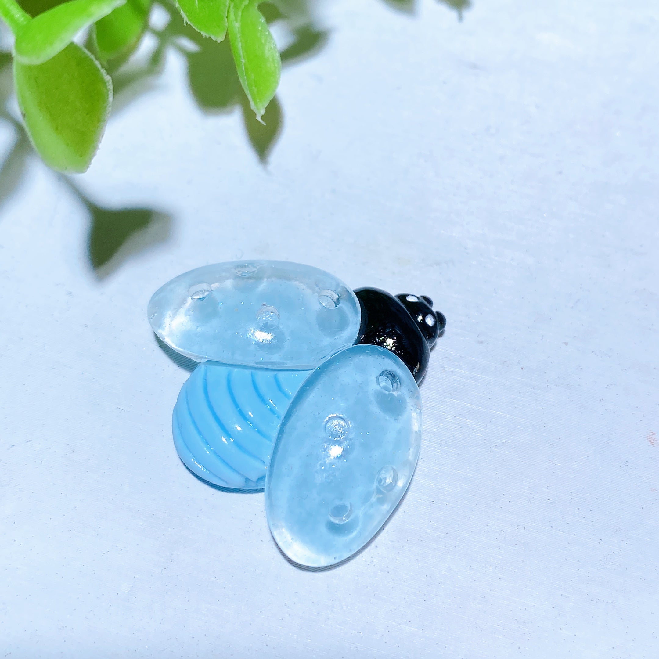1.2 inch Resin Fireworm Crystal Figurine for Healing